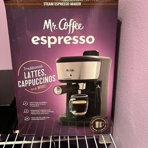 NWT Mr. Coffee espresso maker machine